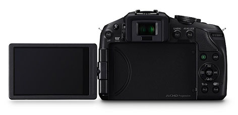 Panasonic Lumix G6 back LCD